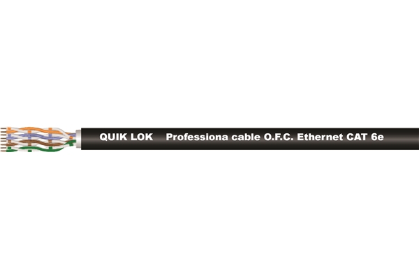 Quik Lok - ETH/1006 BK Cavo Ethernet Cat 6