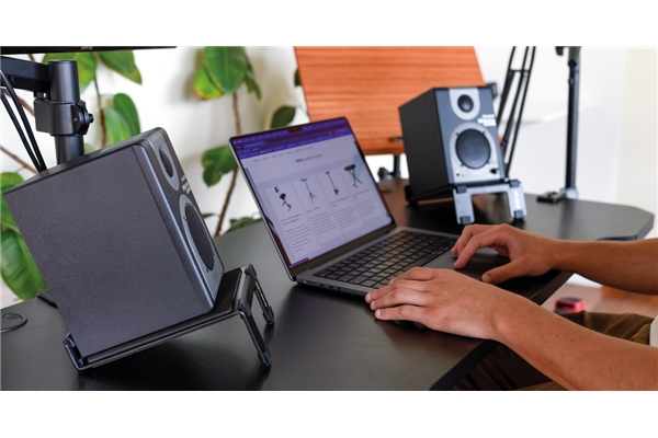 Quik Lok - MST/002 Coppia di supporti speaker desktop