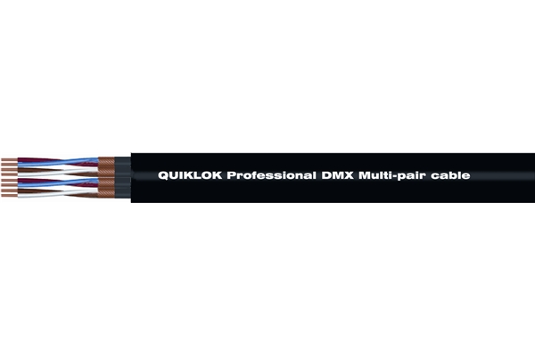 Quik Lok - CM/828 BK Cavo Multipolare DMX
