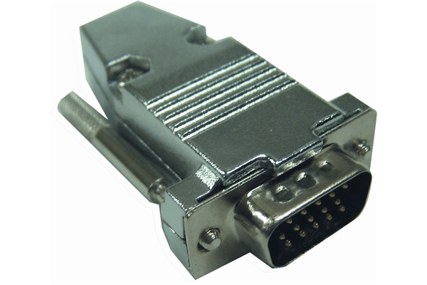 Quik Lok - D/SUB 15M VGA Connettore multipolare D-Sub 15 poli maschio
