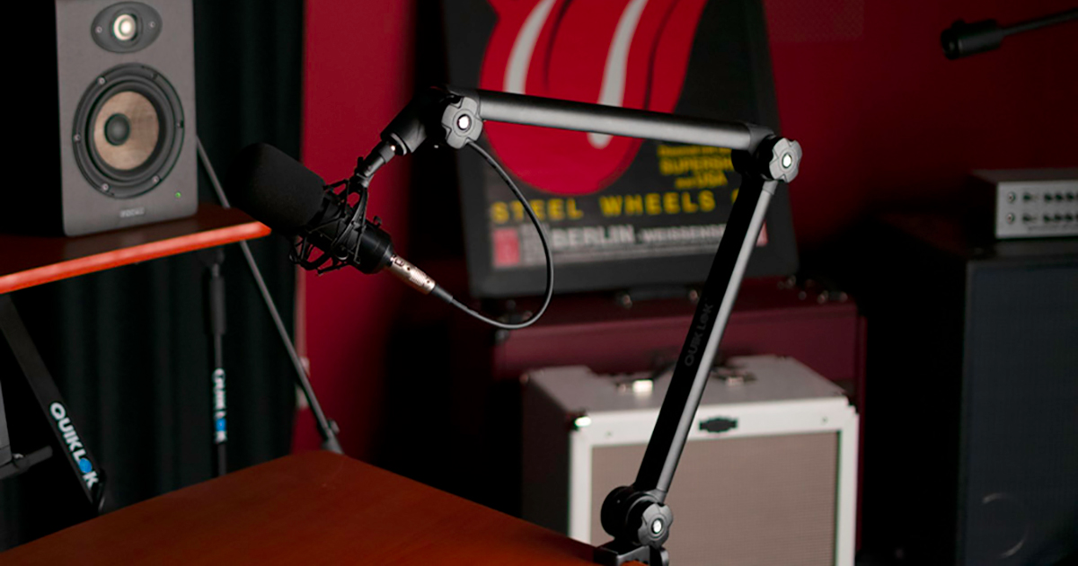 A/26 BK | The Desk Microphone Boom Arm