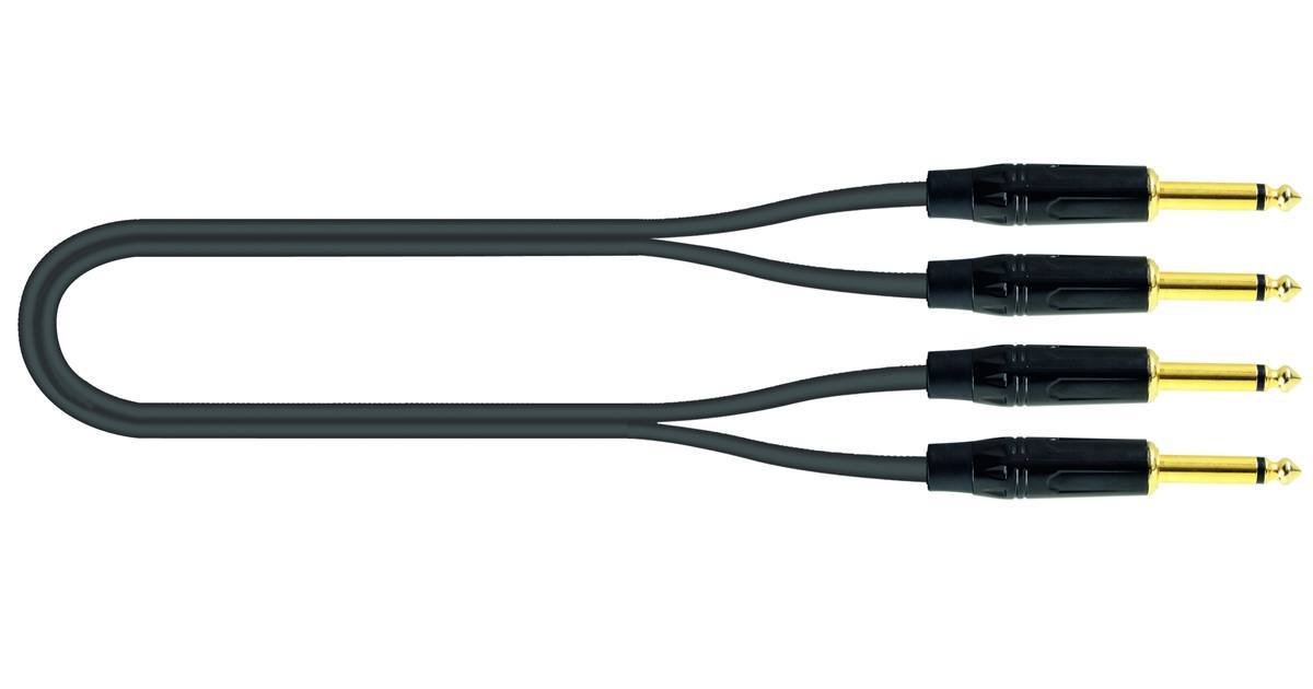 QUIK LOK Cavo Bilanciato XLR Maschio / Jack TS 1 Metro – Per Studio E Palco, Conduttore In Rame Con Schermatura, Serie JUST